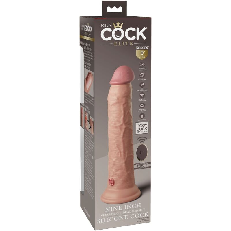 King Cock-Elite Dildo Realist Vibrator cu Telecomandă 6 img 156201 285bc71c8d269d96f620c21fa3535081 1