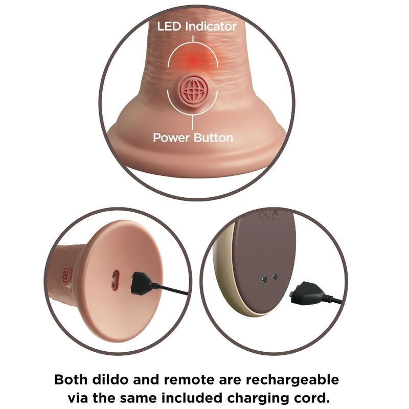 King Cock-Elite Dildo Realist Vibrator cu Telecomandă 5 img 156204 63242e8299955046254c6e6e8c31d810 1