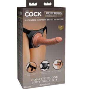 King Cock-Elite Comfy Ham Reglabil cu Dildo 17.8 cm-Silicon - imagine 4