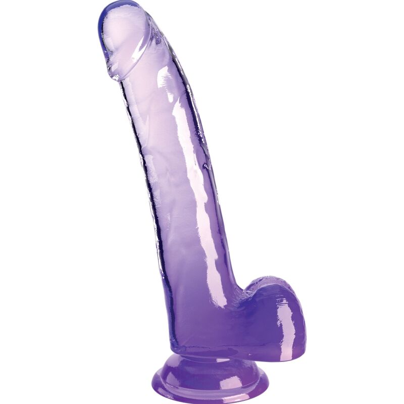 King Cock-Dildo Transparent cu Testicule 20.3 cm Mov-TPE, Ventuza 1 img 156277 4ac0084c4073c2f370d2c5c3e7a6d3d6 1