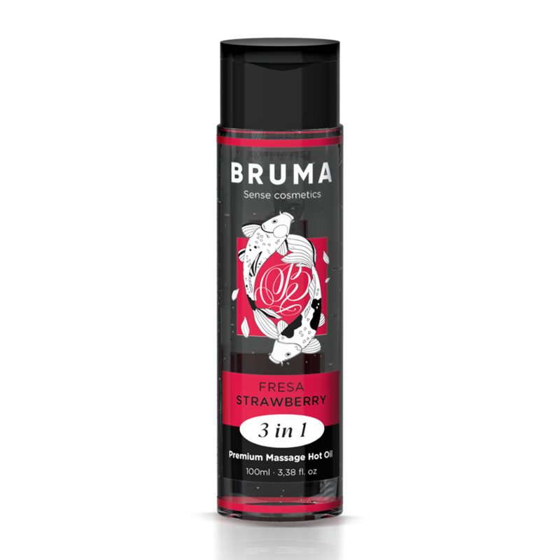 Bruma-Ulei de Masaj Premium Efect Cald Căpșuni 3 în 1 - 100 ml 2 img 156411 1b205d1727a6d8a90869401551e2232f 1