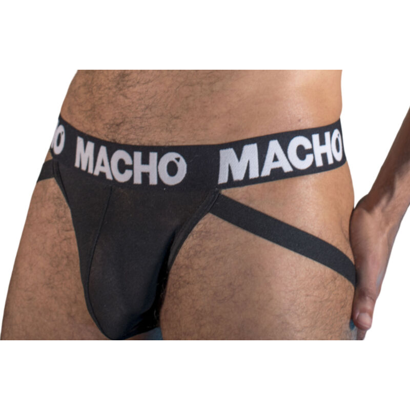 Macho Underwear-MX25NN Jock Negru, S/M/L/XL 1 img 157094 9098c612677b985dbe84eb1d64f3cae4 1