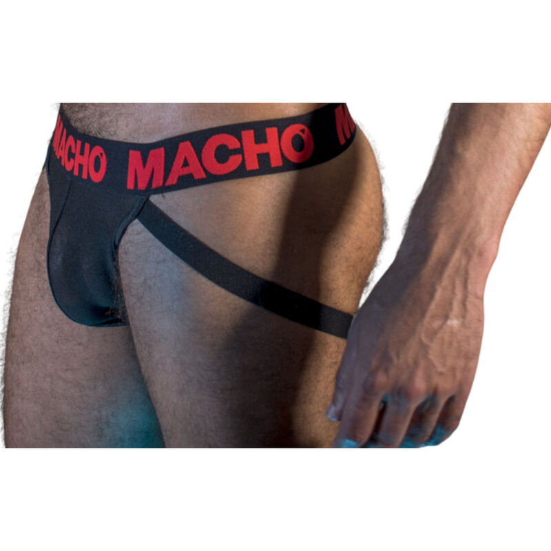 Macho Underwear-MX26X2 Jock Negru/Rosu, S/M/L/XL 1 img 157107 e44c9df4ba59aaf8ca3bde014b537a3c 1