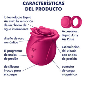 Satisfyer Air Pulse-Air Pulse Pro 2 Classic Blossom 14 Satisfyer Air Pulse-Air Pulse Pro 2 Classic Blossom - imagine 6