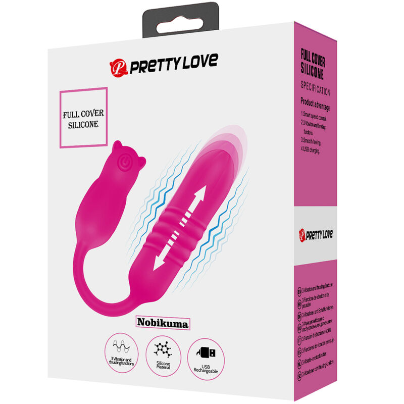 Fun Toys-Nobikuma Pink Bullet Vibrator din Silicon-3 Trepte 2 img 157736 103f99d07fc8c9e06a66985926b2e3ec 1
