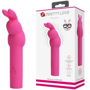 Fun Toys-Gerardo Fuchsia Rabbit Vibrator din Silicon-10 Trepte - imagine 6