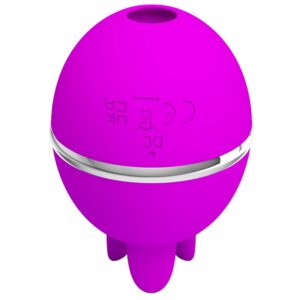 High Tech-Gemini Ball Vibrator Rotund Violet din Silicon-3 Trepte 12 High Tech-Gemini Ball Vibrator Rotund Violet din Silicon-3 Trepte - imagine 3