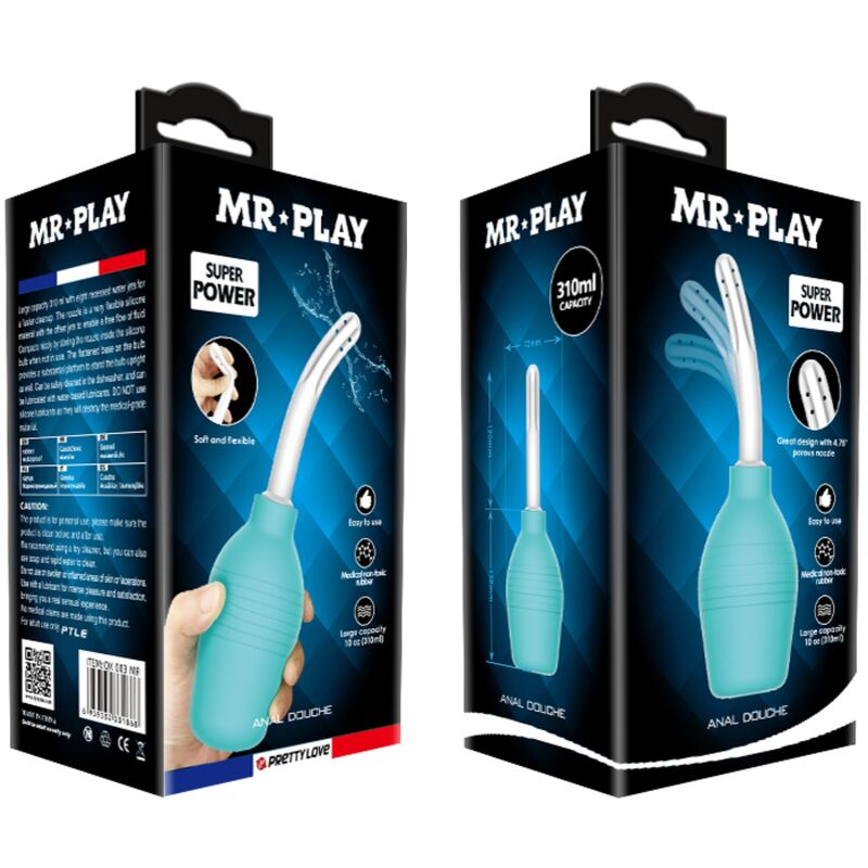 Mr Play-Pară Anală de Duș din Cauciuc, Albastru 8 img 157874 a7fcf0a2c30b7103db7c3e6ac25fcdcc 1
