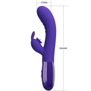 High Tech-Cerberus Youth Violet Vibrator Iepuraș-Silicon, 12 14 High Tech-Cerberus Youth Violet Vibrator Iepuraș-Silicon, 12 - imagine 5