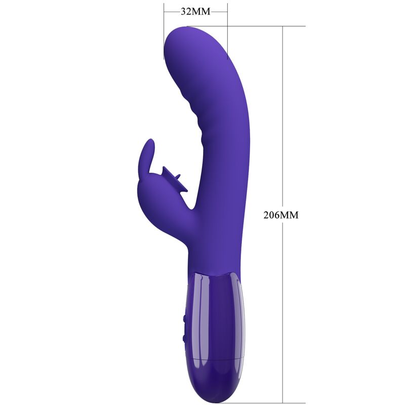High Tech-Cerberus Youth Violet Vibrator Iepuraș-Silicon, 12 5 img 158222 686471223f383663759a01c4cfb4a4a8 1