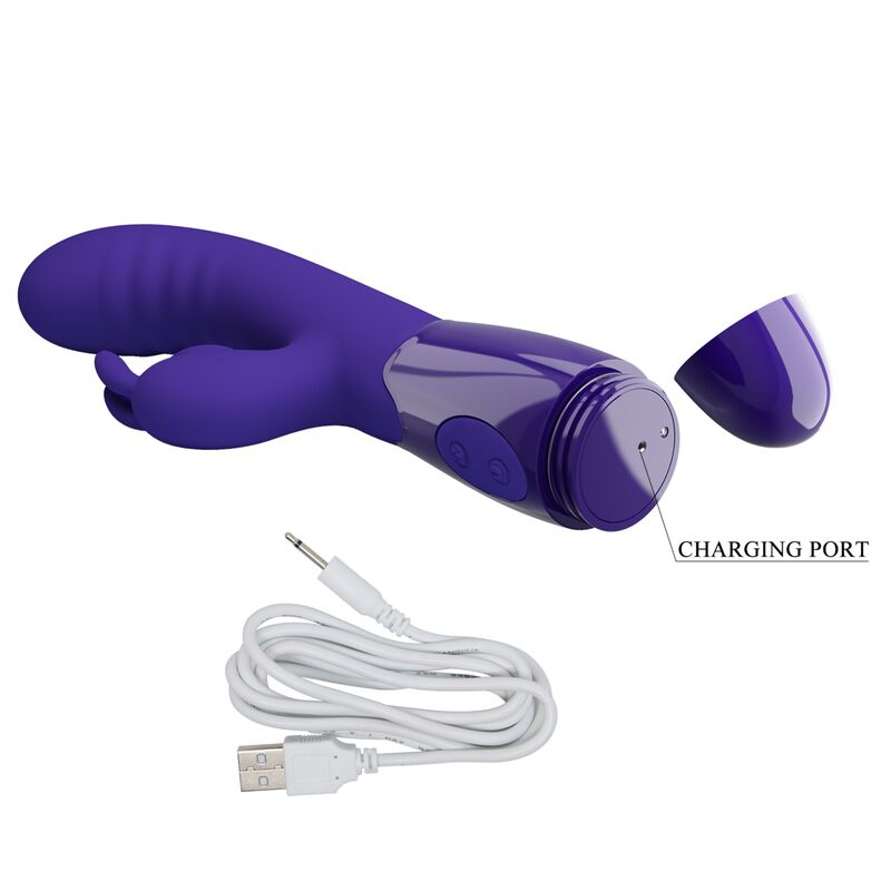 High Tech-Cerberus Youth Violet Vibrator Iepuraș-Silicon, 12 6 img 158225 4e018d88896f28304b8674bca240f153 1