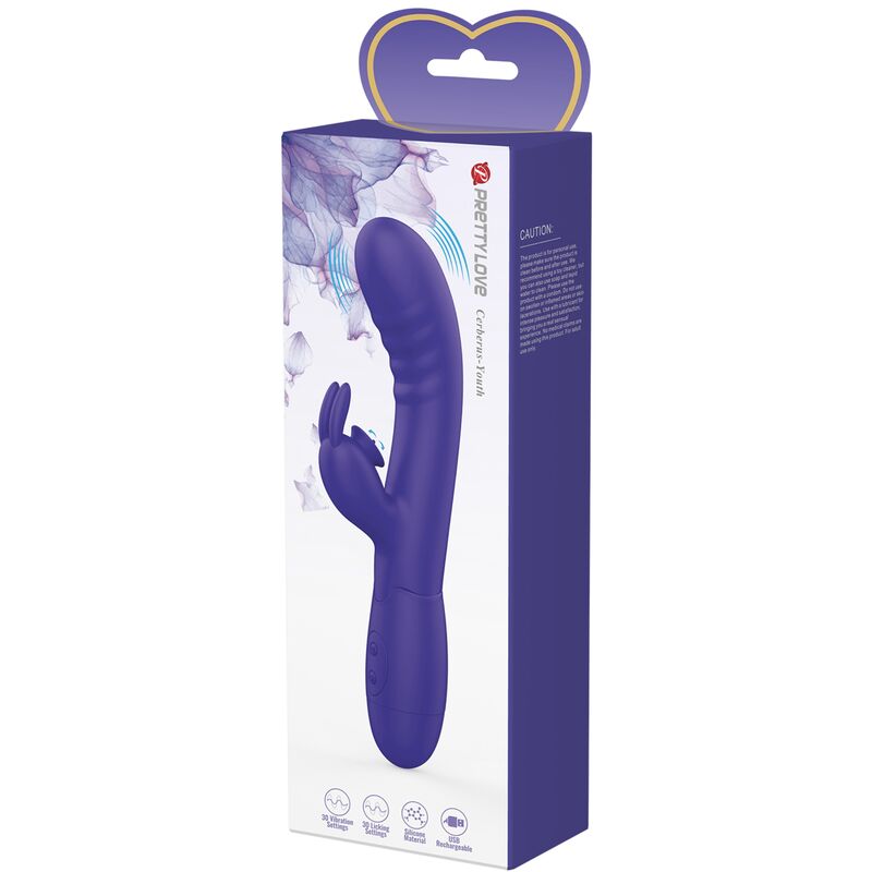 High Tech-Cerberus Youth Violet Vibrator Iepuraș-Silicon, 12 9 img 158229 d1eede152e32c0c413204cbc364f9659 1