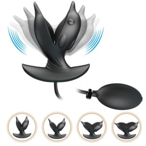 Anal Toys-Plug Anal Delfin Inflabil și Reîncărcabil-Silicon, 10 12 Anal Toys-Plug Anal Delfin Inflabil și Reîncărcabil-Silicon, 10 - imagine 3