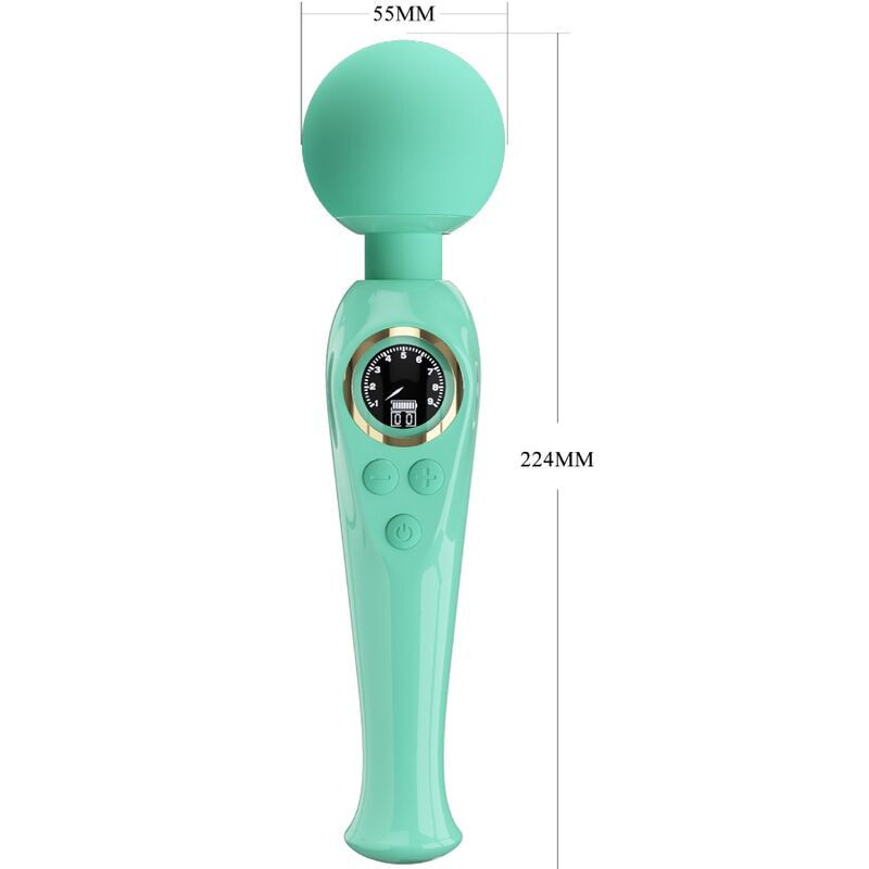 High Tech-Skyler Green Vibrator Tip Baghetă-Silicon, 10 Trepte 6 img 159933 ef79b491316da5666c8cbb7f8c3934b7 1