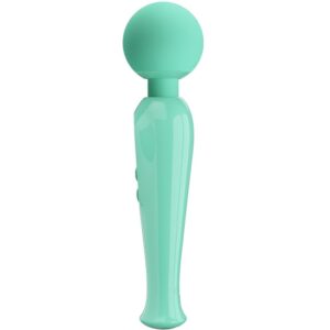 High Tech-Skyler Green Vibrator Tip Baghetă-Silicon, 10 Trepte 10 High Tech-Skyler Green Vibrator Tip Baghetă-Silicon, 10 Trepte - imagine 2