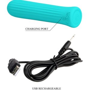 Fun Toys-Blanche Blue Stimulator Vibrator-Silicon, 12 Trepte — PRETTY LOVE · Vibratoare (imaginea 4)