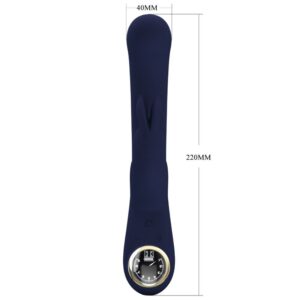 High Tech-Lamar Rabbit Vibrator și Stimulator G-spot-Albastru 15 High Tech-Lamar Rabbit Vibrator și Stimulator G-spot-Albastru - imagine 6