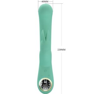 High Tech-Lamar Rabbit Vibrator Verde G-spot-Silicon, 10 Trepte 16 High Tech-Lamar Rabbit Vibrator Verde G-spot-Silicon, 10 Trepte - imagine 7