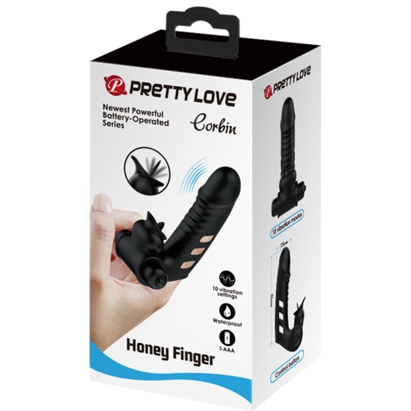 Fun Toys-Corbin Husa Vibrator pentru Degete Negru-TPR, 10 Trepte 2 img 160098 268d085167b9f9a122980d8e9b57c1c1 1