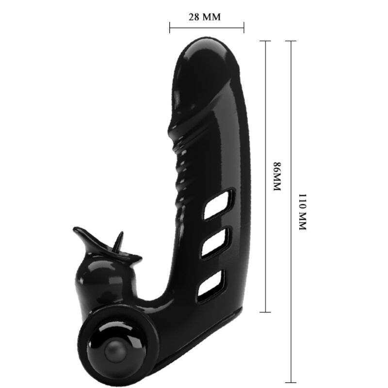 Fun Toys-Corbin Husa Vibrator pentru Degete Negru-TPR, 10 Trepte 4 img 160100 beedd5f88d87cf75c37cc6d388a71502 1