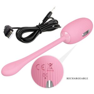App Series-Doreen Roz Ou Vibrator Reîncărcabil-Silicon, 12 Trepte - imagine 10