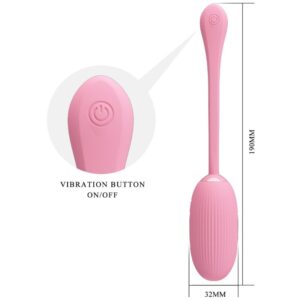 App Series-Doreen Roz Ou Vibrator Reîncărcabil-Silicon, 12 Trepte - imagine 6