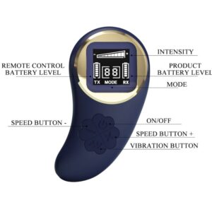 Remote Control-Vivian Blue Ou Vibrator cu Telecomandă Wireless - imagine 7