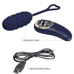 Remote Control-Vivian Blue Ou Vibrator cu Telecomandă Wireless - imagine 5