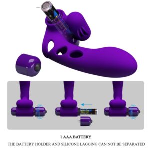 Fun Toys-Orlando Husă Vibrator pentru Deget Violet-Silicon, 10 14 Fun Toys-Orlando Husă Vibrator pentru Deget Violet-Silicon, 10 - imagine 5