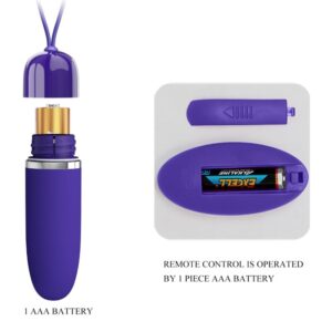 Remote Control-Darlene Youth Violet Mini Bullet Vibrator-ABS, 12 - imagine 5