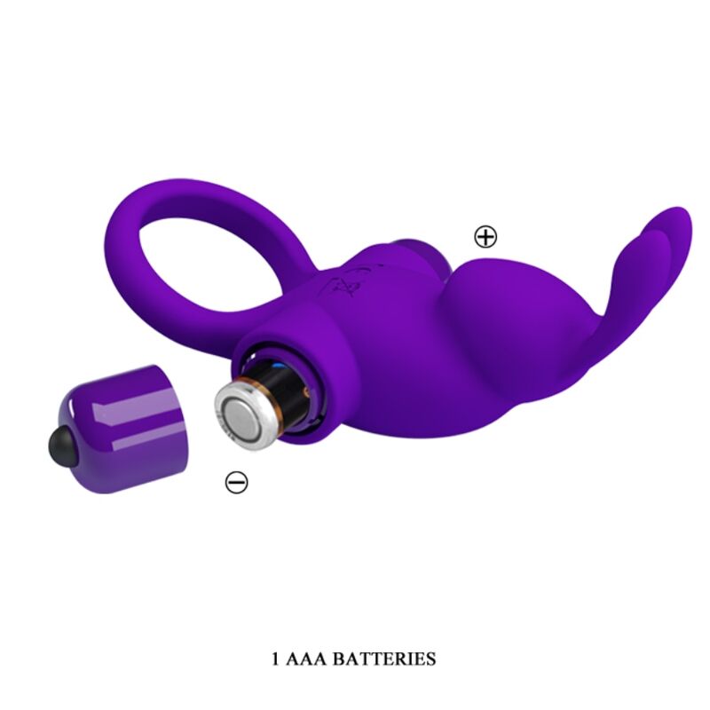 For Him-Inel Vibrator i Rabbit pentru Penis, Mov Închis-Silicon 7 img 160634 71d1bc653acc34ac0f54f9bec02a4a00 1