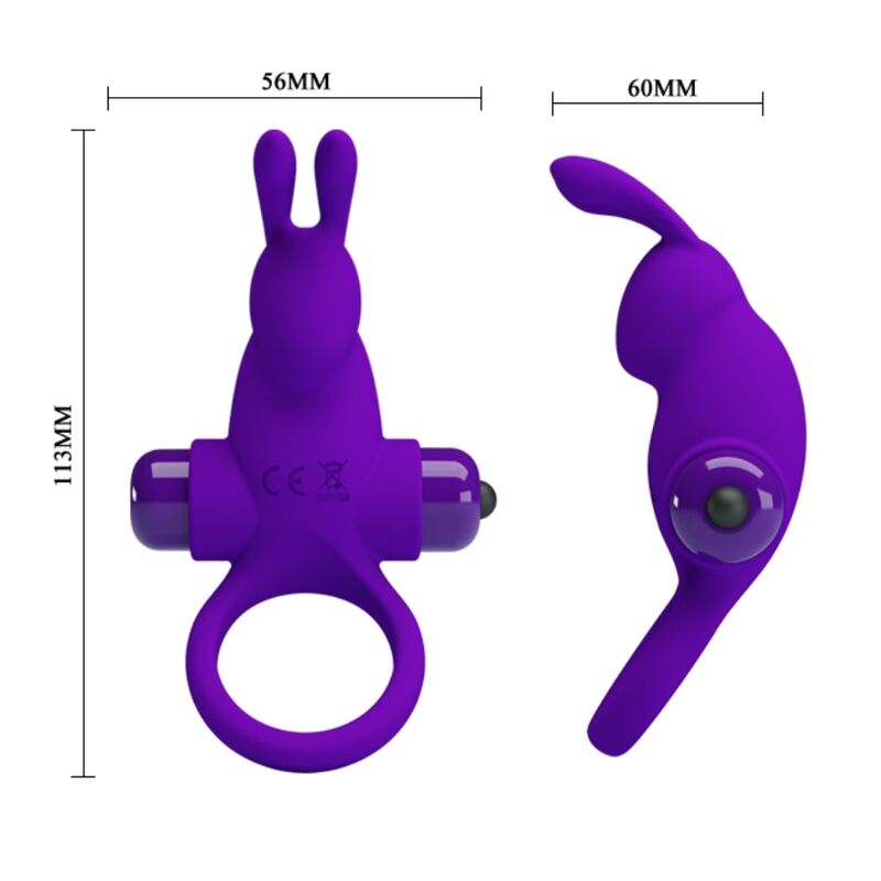 For Him-Inel Vibrator i Rabbit pentru Penis, Mov Închis-Silicon 6 img 160635 72ef891bfe6d401448237b95f344cd61 1