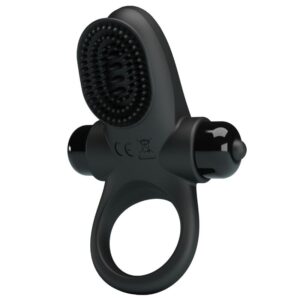 For Him-Vibrator Ring Ii pentru Penis Negru-Silicon, 10 Trepte - imagine 4