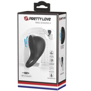 For Him-Inel Vibrator pentru Penis cu Limba Neagră-Silicon, 12 18 For Him-Inel Vibrator pentru Penis cu Limba Neagră-Silicon, 12 - imagine 9