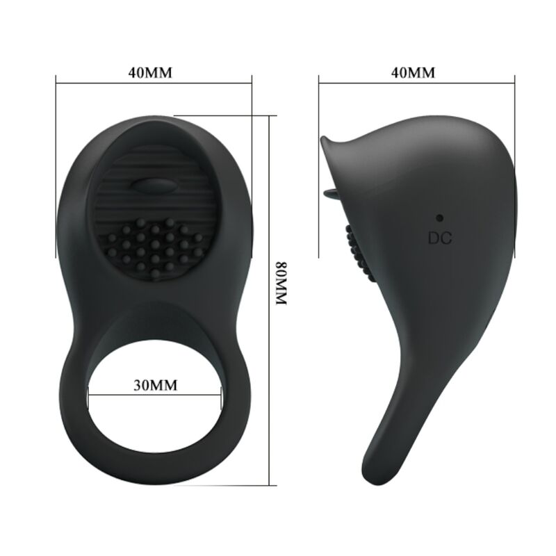 For Him-Inel Vibrator pentru Penis cu Limba Neagră-Silicon, 12 6 img 160672 fb8ae2718607728ffa3ee7b194f26ec0 1