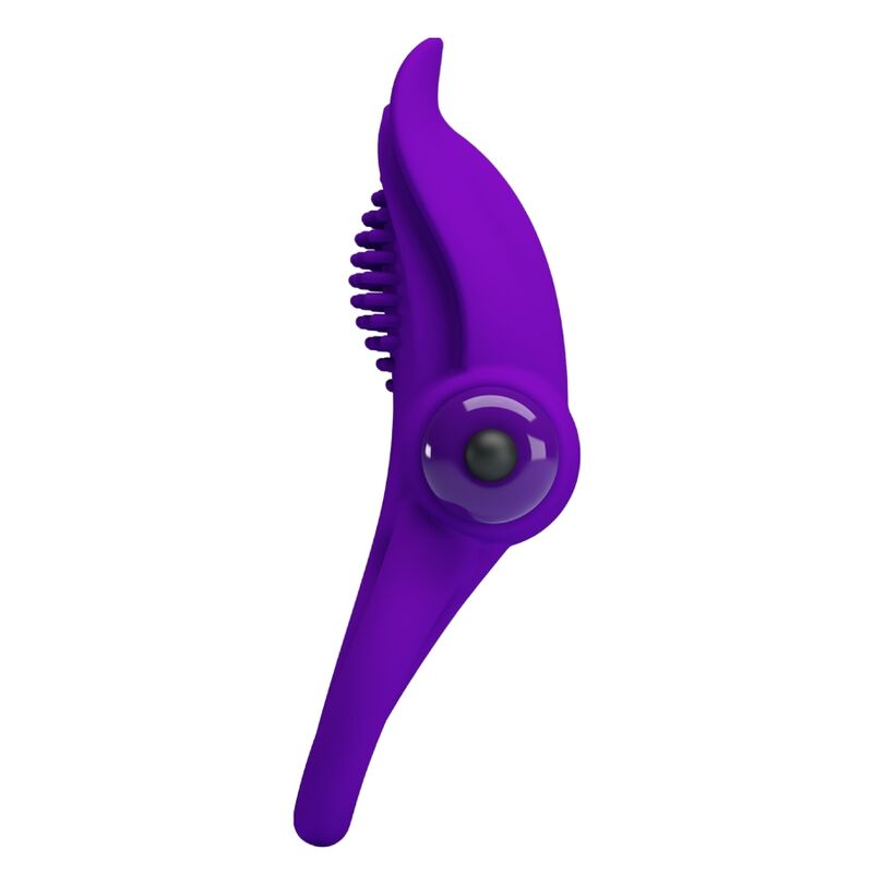 For Him-Inel Vibrator pentru Penis Mov-Silicon, 10 Trepte — PRETTY LOVE · Inele & Mansoane Penis (imaginea 8)