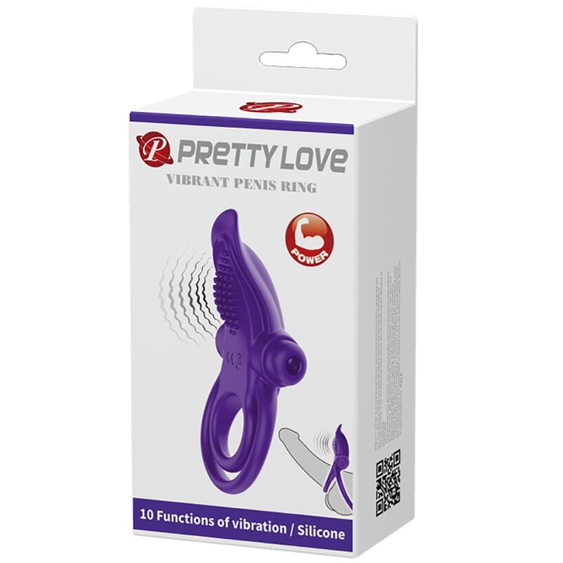For Him-Inel Vibrator pentru Penis Mov-Silicon, 10 Trepte 2 For Him-Inel Vibrator pentru Penis Mov-Silicon, 10 Trepte — PRETTY LOVE · Inele & Mansoane Penis (imaginea 2)