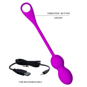 App Series-Elvira Bile Vibratoare Reîncărcabile Violet-Silicon 16 App Series-Elvira Bile Vibratoare Reîncărcabile Violet-Silicon - imagine 6