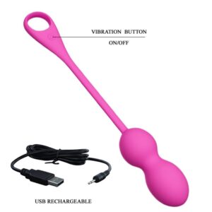 App Series-Elvira Bile Vibratoare Reîncărcabile Roz-Silicon, 12 16 App Series-Elvira Bile Vibratoare Reîncărcabile Roz-Silicon, 12 - imagine 6
