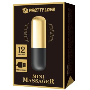 Fun Toys-Mini Bullet Vibrator Reîncărcabil Auriu-Silicon, 12 14 Fun Toys-Mini Bullet Vibrator Reîncărcabil Auriu-Silicon, 12 - imagine 7