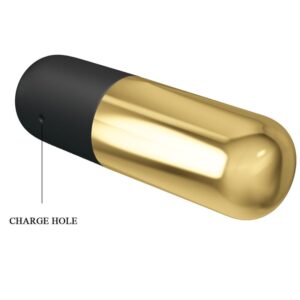 Fun Toys-Mini Bullet Vibrator Reîncărcabil Auriu-Silicon, 12 13 Fun Toys-Mini Bullet Vibrator Reîncărcabil Auriu-Silicon, 12 - imagine 6