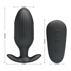 Remote Control-Kelly Plug Anal Vibrator Reîncărcabil — PRETTY LOVE · Jucarii Anale (imaginea 6)