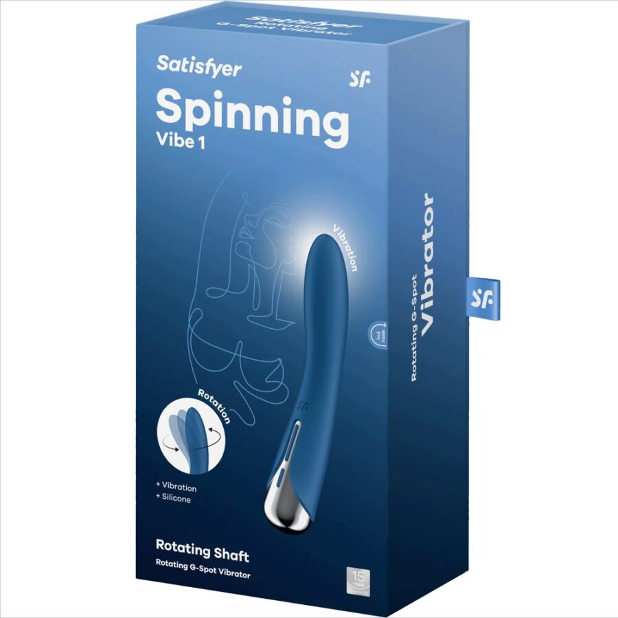 Satisfyer-Spinning Vibe 1, 12 Trepte 6 Satisfyer-Spinning Vibe 1 Red, Albastru/Bej/Roșu-12 Trepte · Vibratoare (imaginea 7)