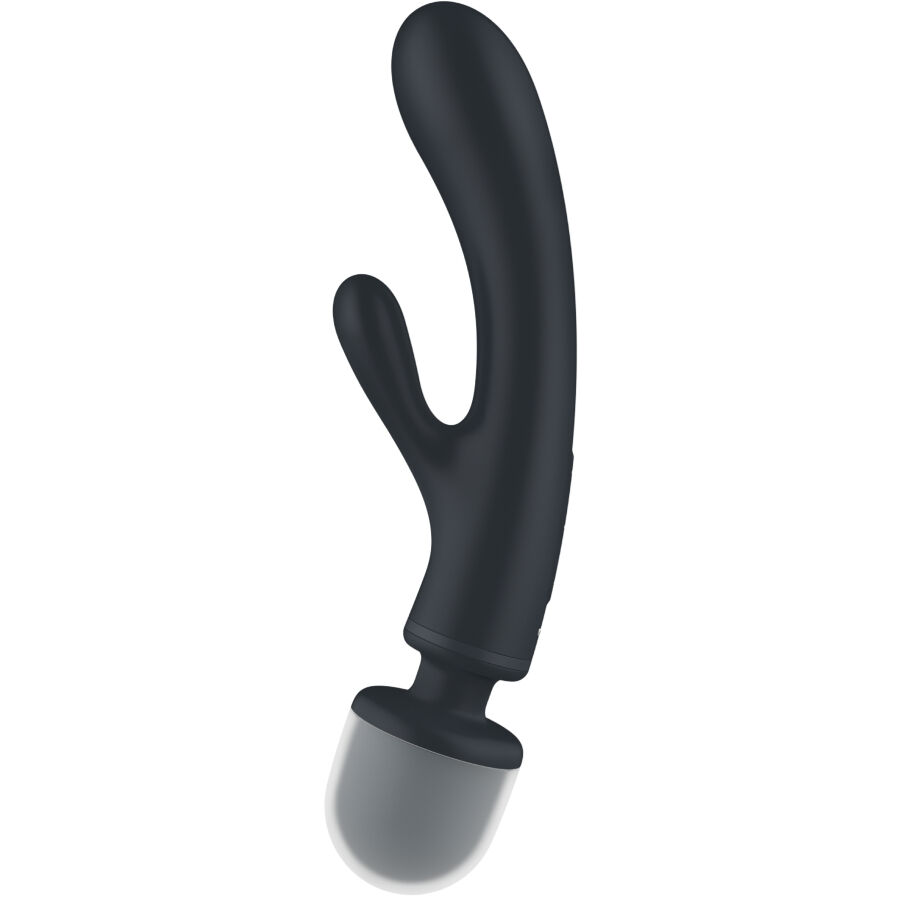 Satisfyer-Triple Lover Vibrator Iepuraș Masajer, Gri/Roz-Silicon 3 Satisfyer-Triple Lover Vibrator Iepuraș Masajer, Gri/Roz-Silicon · Vibratoare (imaginea 3)
