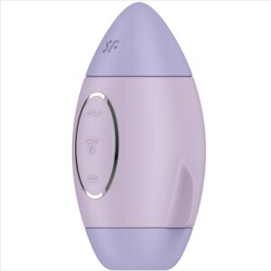 Satisfyer-Mission Control Blue Mic Vibrator Dublu Impuls - imagine 6