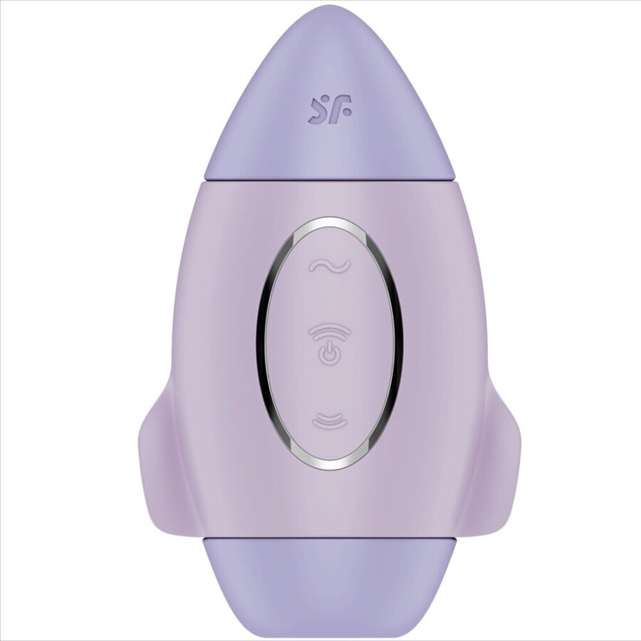 SATISFYER - MISSION CONTROL BLUE SMALL DOUBLE IMPULSE VIBRATOR Satisfyer-Mission Control Blue Mic Vibrator Dublu Impuls · Vibratoare
