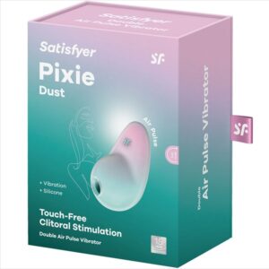 SATISFYER - Pixie Dust Stimulator Air Pulse, Albastru/Lila - imagine 6