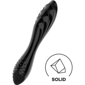 Satisfyer-Dazzling Crystal Transparent, Negru-Sticla - imagine 3