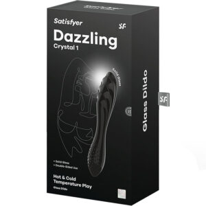 Satisfyer-Dazzling Crystal Transparent, Negru-Sticla - imagine 4