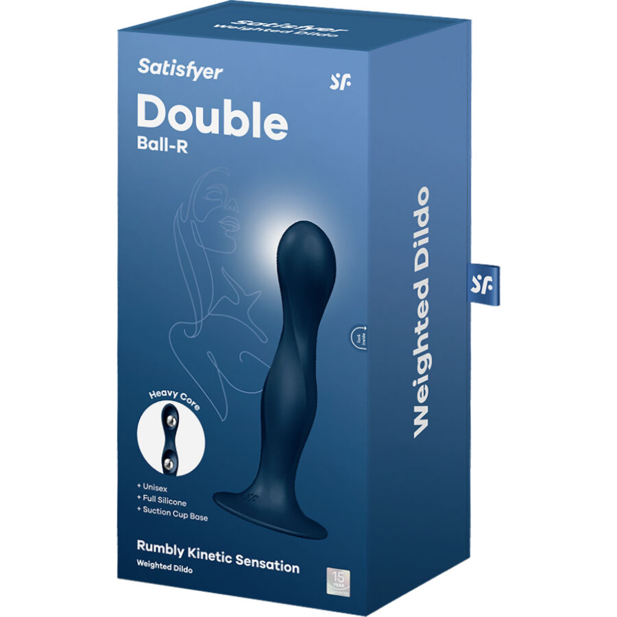 Satisfyer-Double Ball·r Dildo din Silicon Garnet, Albastru/Granate 1 Satisfyer-Double Ball·r Dildo din Silicon Garnet, Albastru/Granate · Dildo & Stimulatoare (imaginea 2)
